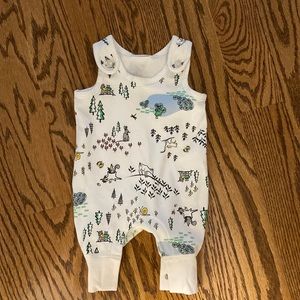 EUC Hanna Andersson Romper, Sz 0-3 mo